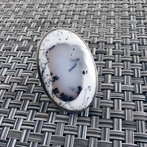 Dendritic Ring in Sterling Silver